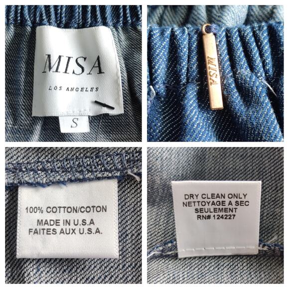 MISA Los Angeles Off-shoulder Crop Top, EUC - Picture 5 of 7